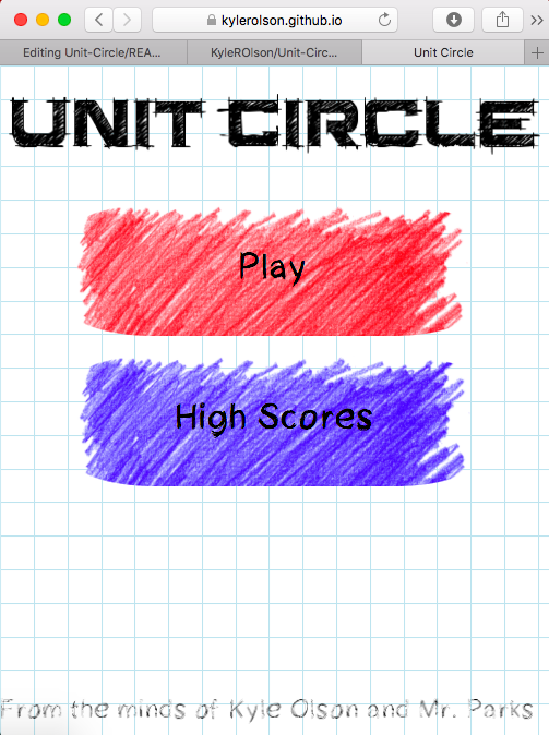 GitHub - KyleROlson/Unit-Circle: Repository for Unit Circle App